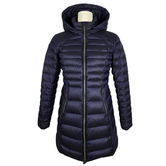 Lululemon Women's Brave The Cold Down Fill Hood Puffer Jacket Deep Indigo Size 6 - Picture 5 of 16